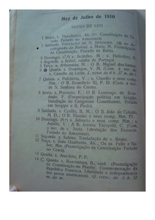 Almanaque Uberabense de 1910