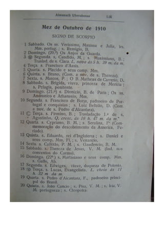 Almanaque Uberabense de 1910