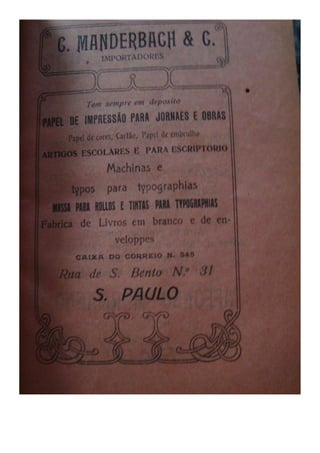 Almanaque Uberabense de 1910