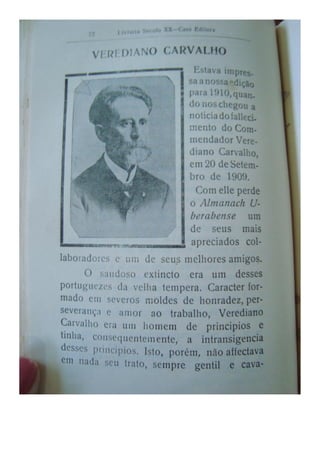 Almanaque Uberabense de 1911