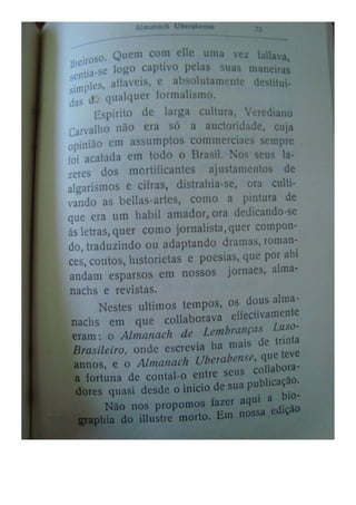 Almanaque Uberabense de 1911