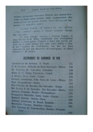 Almanaque Uberabense de 1911