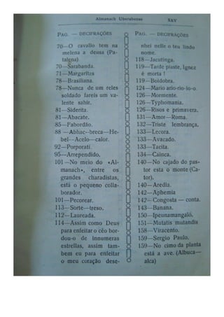 Almanaque Uberabense de 1911