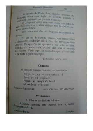 Almanaque Uberabense de 1911