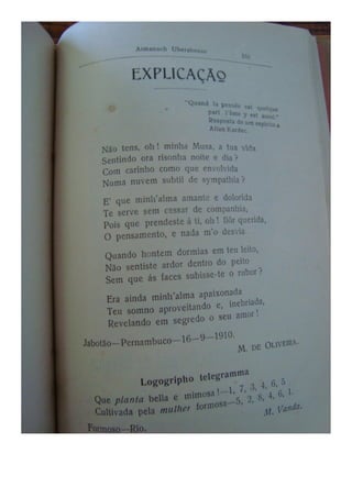 Almanaque Uberabense de 1911