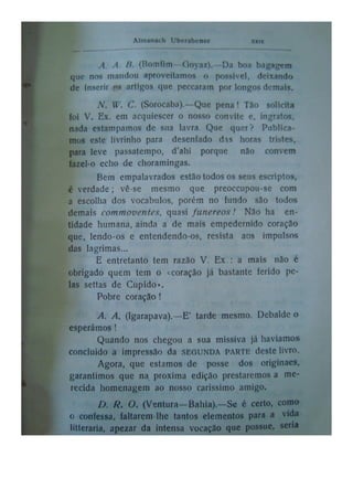 Almanaque Uberabense de 1911