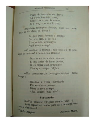 Almanaque Uberabense de 1911