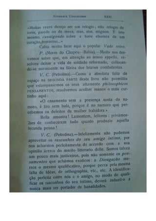 Almanaque Uberabense de 1911