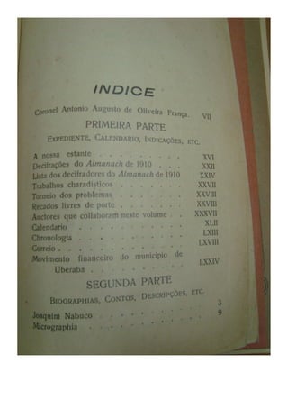 Almanaque Uberabense de 1911