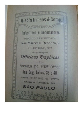 Almanaque Uberabense de 1911