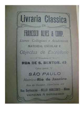 Almanaque Uberabense de 1911