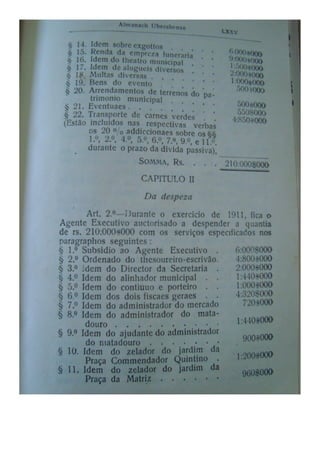 Almanaque Uberabense de 1911