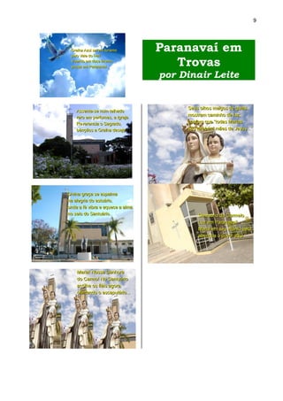 9




Paranavaí em
   Trovas
por Dinair Leite
 