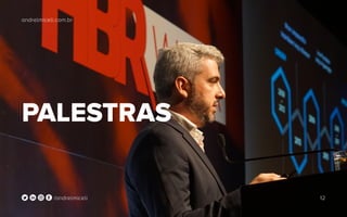 PALESTRAS
andrelmiceli.com.br
12/andrelmiceli
 