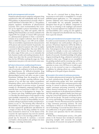 The A to Z of pharmaceutical cocrystals: a decade of fast-moving new ...