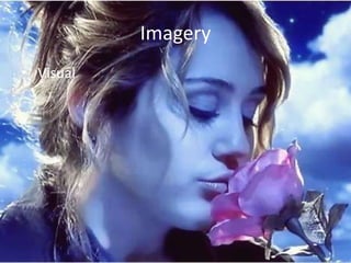 Imagery
• Visual
 