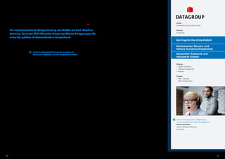 Die vollautomatisierte Kategorisierung von Tickets mit dem Machine-
Learning-basierten ONE_Classifier bringt signifikante Einsparungen für
einen der größten IT-Servicedesks in Deutschland.
Aufwandseinsparungen durch
Automatisierung des Ticket-Eingangs
im DATAGROUP Service Desk­­-
Verringerte Durchlaufzeiten
Verbesserter Service und
höhere Kundenzufriedenheit
Gesenkter Aufwand und
reduzierte Kosten
just add digital | Fallstudie DATAGROUP – Aufwandseinsparungen durch Automatisierungjust add digital | Fallstudie DATAGROUP – Aufwandseinsparungen durch Automatisierung
»Diese KI-Anwendung hilft uns sehr. Mir war dabei eine
Lösung ohne Folgekosten und ohne Pflegeaufwand wichtig.«
Marino Simunic
Geschäftsführer
DATAGROUP Service Desk GmbH
Kunde
DATAGROUP Service Desk GmbH
Branche
IT-ServicesDie notwendigen Trainings- und Testdaten konnten in ein­
facher Form (CSV-Datei) mit einem REST-Service importiert
werden. Die folgende Modellgenerierung erfolgt vollauto­
matisch mit einem proprietären Verfahren inkl. Hyperpara­
meter-Tuning. Für das Continuous Learning können weitere
Trainingsdaten hochgeladen werden und der Service wird
anschließend neu trainiert.
Fortan werden die eingehenden Ticketdaten vom ITSM-Tool
an den ONE_Classifier übergeben und von diesem ana­
lysiert. Der Service liefert anschließend eine sogenannte
­Multi-Label-Classification zurück.
Der Out-of-the-Box-Service identifiziert anschließend in
welchen Bereich das Ticket einzuordnen, wer der korrek­
te Ansprechpartner ist und welche Priorität der Fall hat.
Dementsprechend wird das Ticket dann an den richtigen
­Bearbeiter weitergeleitet und versendet eine Eröffnungs-­
E-Mail an den Ticketersteller.
Mitarbeiter, welche ansonsten überwiegend mit der Klas­
sifizierung beschäftigt waren, sind dank der innovativen
­Lösung von diesem Arbeitsschritt befreit und können direkt
in die Problemlösung übergehen.
Erfolg
Mit der Ticketkategorisierung durch den ONE_Classifier
wird ein monotoner Routinevorgang vollständig automa­
tisiert. Die qualifizierten Fachexperten des IT-Servicedesks
können sich dementsprechend auf die anspruchsvollen Auf­
gaben in der Kundenberatung konzentrieren. Damit einher
gehen eine verbesserte Kundenzufriedenheit und eine hö­
here Produktivität.
Das Volumen der zeitlichen und monetären Einsparungen
skaliert mit der Anzahl der eingehenden Tickets.
In Zukunft kann der DATAGROUP Service Desk diese intel­
ligente Lösung für ähnliche Prozesse zum Einsatz bringen
und für weitere Kunden und deren Anwendungsfälle aus­
rollen.
Herausforderung
DATAGROUP ist einer der führenden deutschen IT-
Dienstleister. Der IT-Servicedesk ist das Herzstück im
DATAGROUP-Portfolio. Er ist die zentrale Anlaufstelle für
Anwender und IT-Mitarbeiter der zahlreichen Kunden des
Unternehmens.
Im Servicedesk leistet das Unternehmen First-Level-­
Support, nimmt Kundenmeldungen entgegen, bearbeitet
sie oder leitet sie gegebenenfalls weiter. Die Teams verfol­
gen kontinuierlich den Bearbeitungsstatus bei Störungen,
­Serviceabrufen und anderen Anfragen. Alle Prozesse sind
ISO 20000 zertifiziert.
Wesentliche Ziele der Organisation sind die Einhaltung der
vereinbarten Servicelevels, eine kontinuierliche Prozess­
optimierung und die Entlastung der Mitarbeiter von mono­
tonen Routineaufgaben zugunsten anspruchsvoller Aufga­
ben in Beratung und Service.
Tagtäglich gehen tausende Tickets ein. Im ersten Schritt
muss jedes eingehende Ticket zunächst korrekt klassifiziert
werden. Je nach Kunde unterschiedlich definiert, muss jedes
eingehende Ticket gesichtet und mehreren Kategorien zu­
geordnet werden. Hierbei geht es etwa um die Auswirkung,
Dringlichkeit, Ticketkategorie und -service sowie ­Tickettyp
(z. B. Service Request). Diese Zuordnung definiert die ­weitere
»Unsere Lösung ist sehr leichtgewichtig
und war deshalb ohne Probleme integrierbar.«
Karsten Schmöker
Leiter Professional Services
Almato AG
Services
 • Digital Consulting
 • Software Engineering
 • Betrieb
Produkt
 • ONE_Classifier
(Text Classification)Bearbeitung des Tickets, wie etwa die Weiterleitung an die
richtige Bearbeitergruppe und die Priorisierung etc. und ist
ein wichtiges Element für die effiziente Gestaltung der Or­
ganisation des IT-Servicedesks.
Der zeitliche Aufwand für diese Klassifizierung kann je nach
Umfang des Inhalts der Tickets mehrere Minuten betra­
gen. In Summe kann diese Aufgabe damit hunderte oder
­tausende von Arbeitsstunden jährlich in Anspruch nehmen.
Im Rahmen ihrer Automationsstrategie wollte die
­DATAGROUP Service Desk GmbH eine leistungsfähige
und einfach zu integrierende Lösung für die automatisierte
­Kategorisierung von eingehenden Tickets implementieren.
Lösung
DATAGROUP setzt ONE_Classifier für die automatisier­
te Klassifizierung ein. Das Produkt bietet eine sehr ein­
fach handzuhabende und schnelle Möglichkeit ein robustes
­Machine-Learning-basiertes Vorhersagemodell zu trainieren.
Die Inbetriebnahme erfolgte durch die Systemadministration
der DATAGROUP. Das eingesetzte ITSM-Tool kommuniziert
über einen REST-Service mit dem Klassifizierungsdienst.
54 55
 
