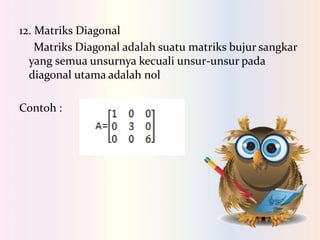 matriks dan jenis-jenis matriks | PPT