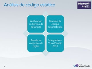 Análisis de código estático18