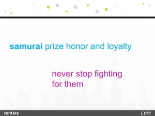 samurai prize honor and loyalty


          never stop fighting
          for them
 