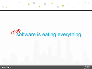 software is eating everything
 