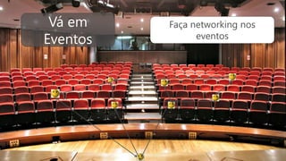 Vá em
Eventos
Faça networking nos
eventos
 