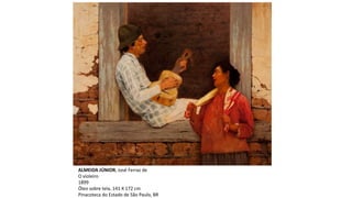 ALMEIDA JÚNIOR, José Ferraz de
O violeiro
1899
Óleo sobre tela, 141 X 172 cm
Pinacoteca do Estado de São Paulo, BR
 