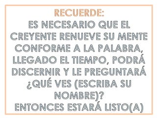 CAMINO A LA MADUREZ ESPIRITUAL