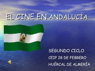 EL CINE EN ANDALUCÍA



          SEGUNDO CICLO
          CEIP 28 DE FEBRERO
          HUÉRCAL DE ALMERÍA
 
