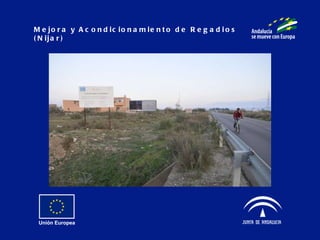Mejora y Acondicionamiento de Regadíos (Nijar) 
