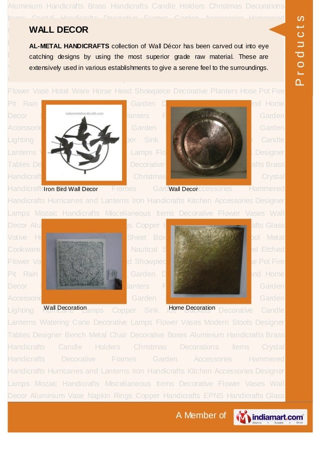 ALMETAL HANDICRAFTS, Moradabad, Aluminium Handicrafts