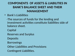Asset Liability Management in banks of India | PPT