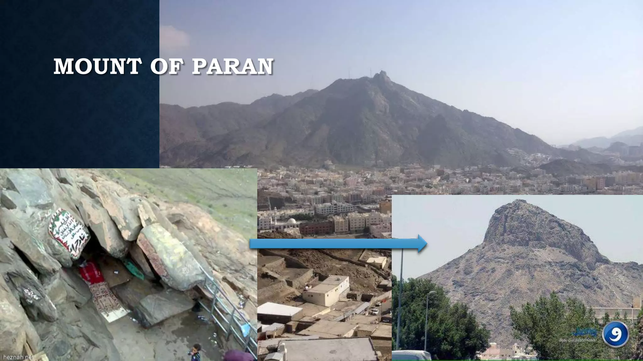 MOUNT OF PARAN
 