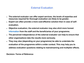 Almm monitoring and evaluation tools draft[1]acm | PPT