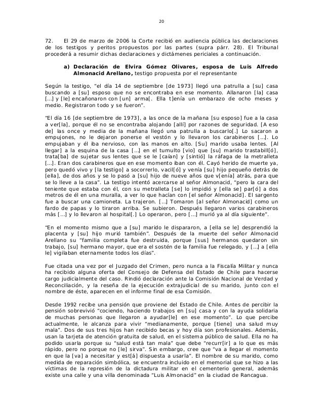 Almonacid Arellano vs Chile (CorteIDH)