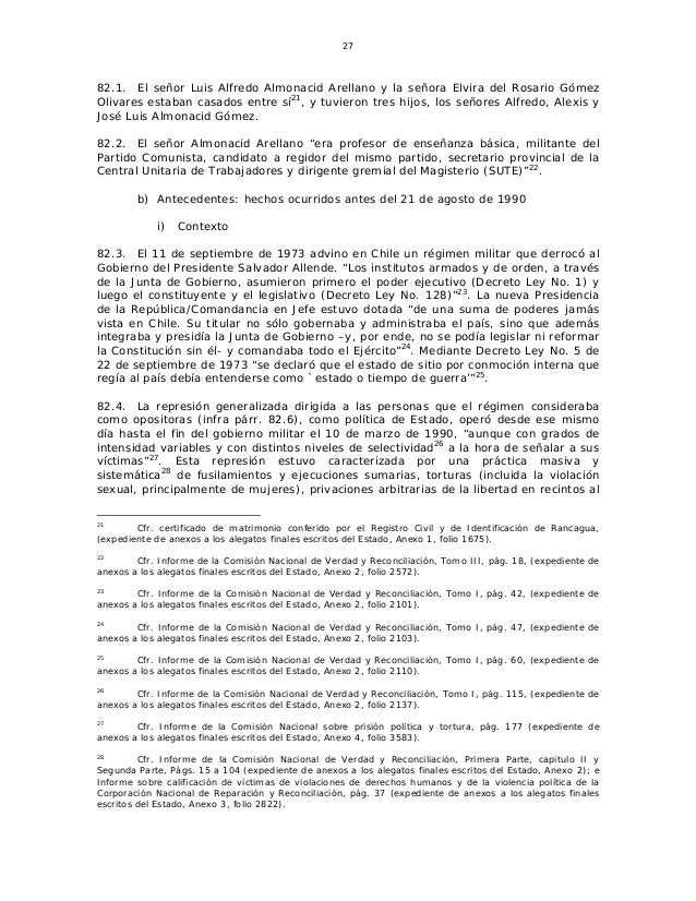 Almonacid Arellano vs Chile (CorteIDH)