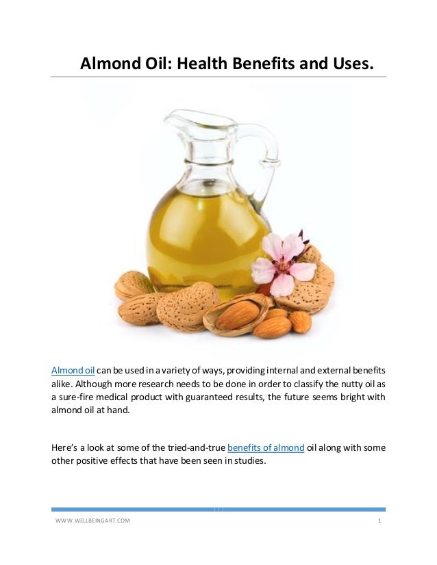 Almond oil Health Benefits and Uses