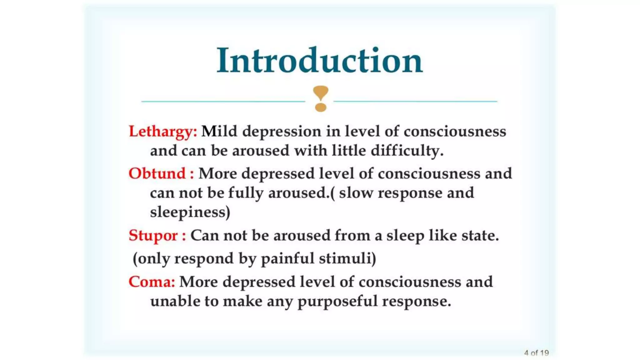 Altered Level Of Consciousness | PPTX