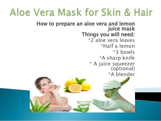 aloe vera for skin and hair