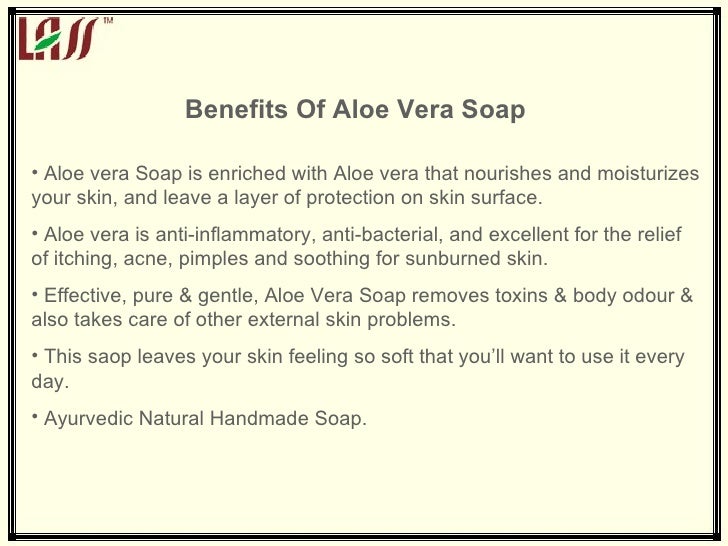 Aloe vera soap