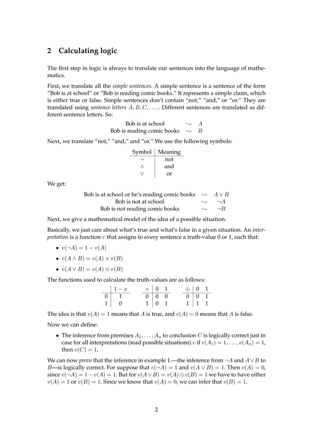 A logic tutorial | PDF