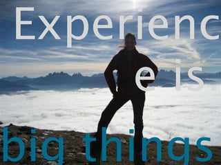 Experienc
        e is.
big things
Aloha Editor  at  jQuery conf  2011 ‐ Haymo Meran   April 16, 2011
 
