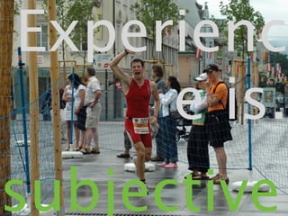 Experienc
        e is.
subjective
Aloha Editor  at  jQuery conf  2011 ‐ Haymo Meran   April 16, 2011
 