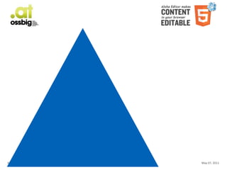 Aloha	
  Editor	
  	
  at	
  ossbig	
  .11	
  -­‐	
  Haymo	
  Meran   May	
  07,	
  2011
 