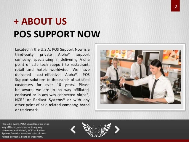 Need Aloha Pos Technical Support Visit Possupportnow Com