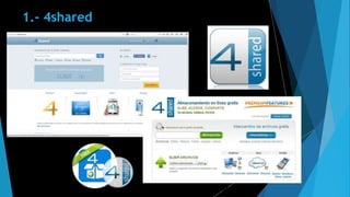 1.- 4shared
Ahora
Antes
 