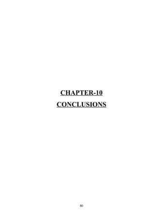 CHAPTER-10 
CONCLUSIONS 
80 
 