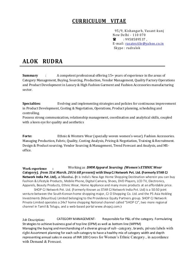 Alok Resume
