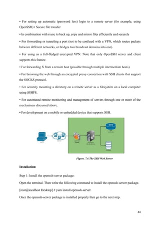 Redhat Linux server administration industrial training report. | PDF