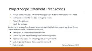 Undefined Scope Scope Management | PPTX